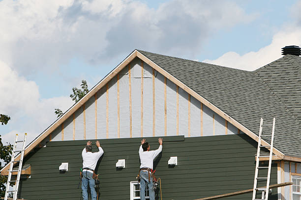 Professional Siding Installation technician working in Anderson, IN